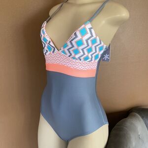 Splendid One Piece Swimsuit padded bra XS NWT $108